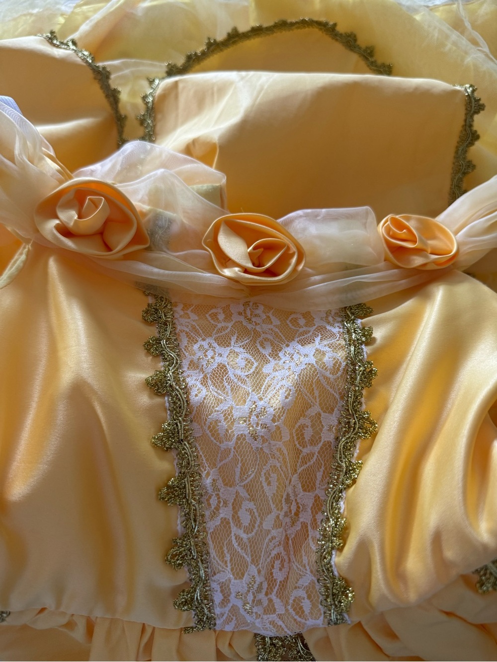 Princess Belle Yellow Dress Kids Size 10–12 150 cm - Picture 15 of 17